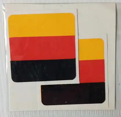 German Flag decorative stickers